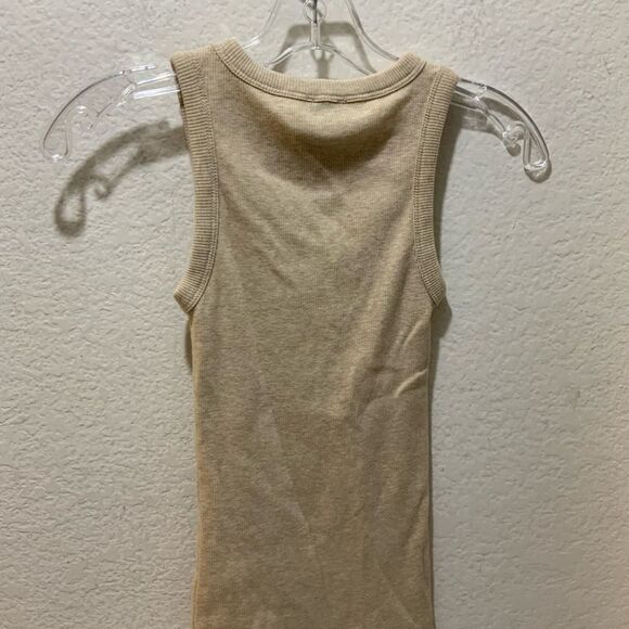 J. Crew High-Neck Ribbed Tank Top Size XXS - Picture 3 of 5